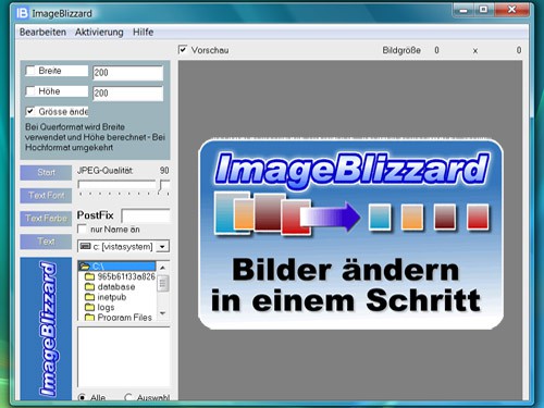 ImageBlizzard 1.0 screenshot